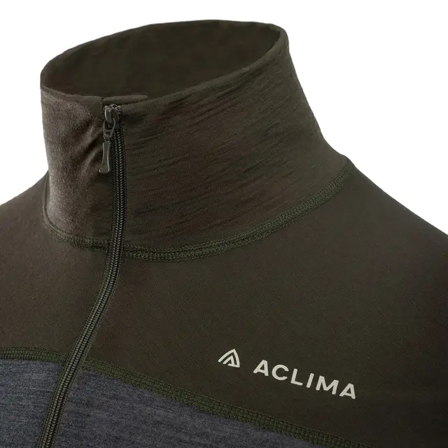 Trøye til herre S Aclima Lightwool 180 Polo Zip M S 417 