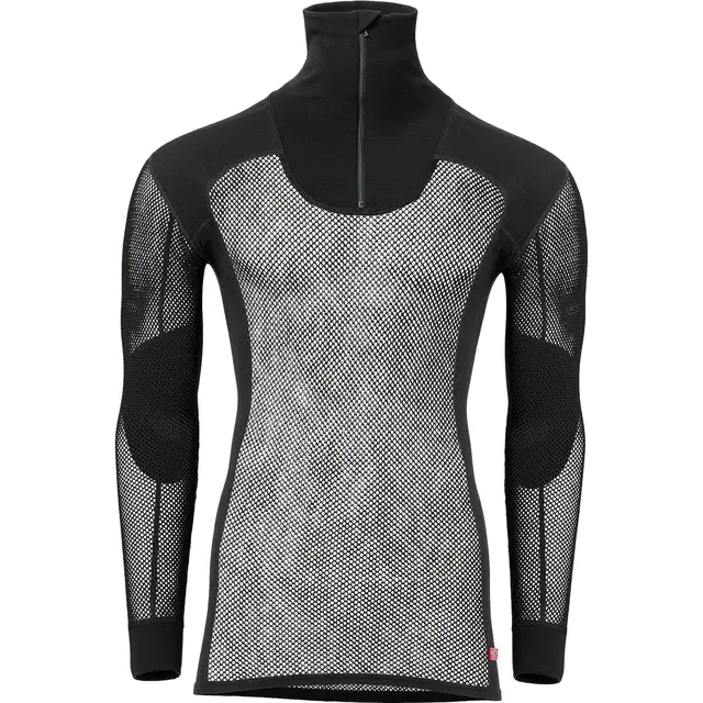 Trøye til herre XL Aclima Woolnet Original Polo Zip M XL 12 