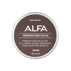 Skokrem brun Alfa Shoe Care Polish 0202
