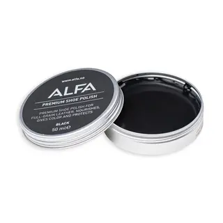 Skokrem sort Alfa Shoe Care Polish 1100