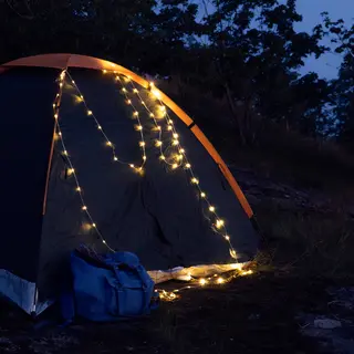 Teltlykt med lyslenke 300 lm Aqiila Lightbird BL2 Glowlight