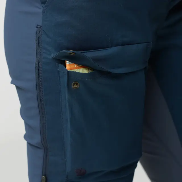 Bukse til dame XS Fjällräven Abisko Hybrid Trail W 36 560 