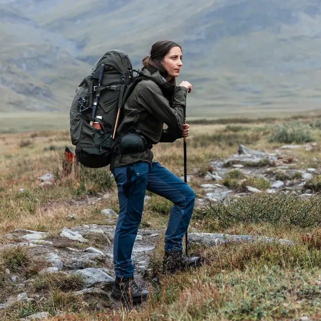 Bukse til dame XS Fjällräven Abisko Hybrid Trail W 36 560 