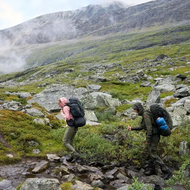 Bukse til dame XS Fjällräven Abisko Hybrid Trail W 36 625 