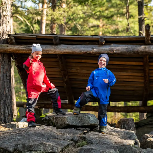 Utedress til barn 2 år Bergans Lilletind Coverall Kid 92 25740 