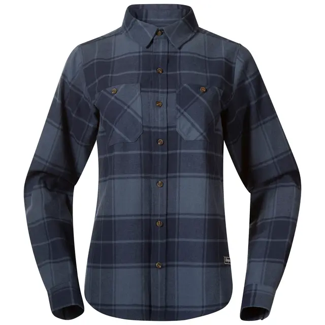 Skjorte til dame M Bergans Nordmarka Flannel Shirt W M 2569 