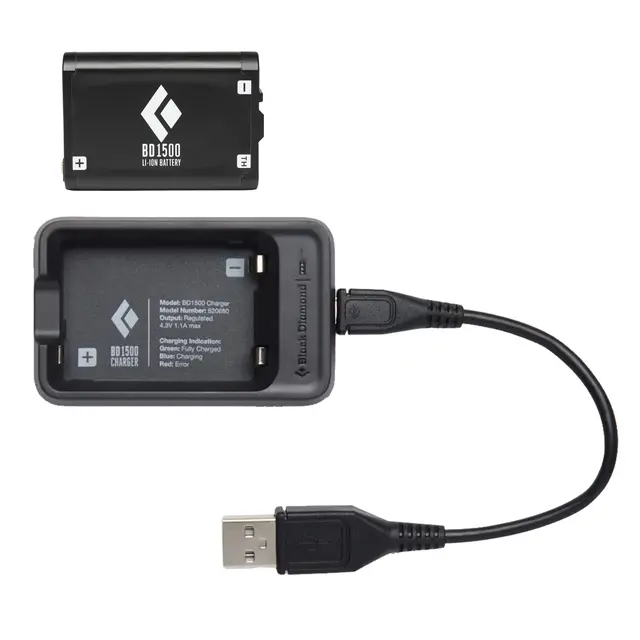 Oppladbart Black Diamond-batteri og lade Black Diamond 1500 Dual Fuel Battery 