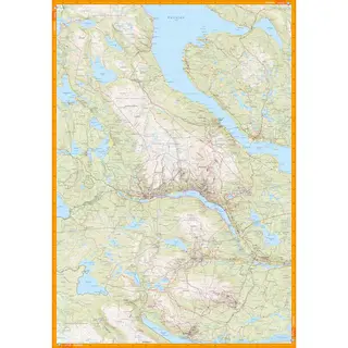 Sverige: &#197;refj&#228;llen Storlien Calazo Turkart 1:50 000
