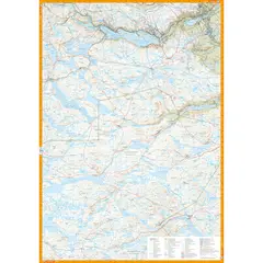 Hardangervidda nord Calazo Turkart 1:50 000