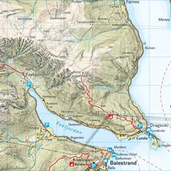 Sunnfjord J&#248;lster F&#248;rde Calazo Turkart 1:50 000
