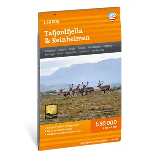 Tafjordfjella Reinheimen Calazo Turkart 1:50 000
