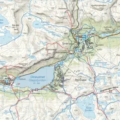 Beitost&#248;len Filefjell Calazo Turkart 1:50 000
