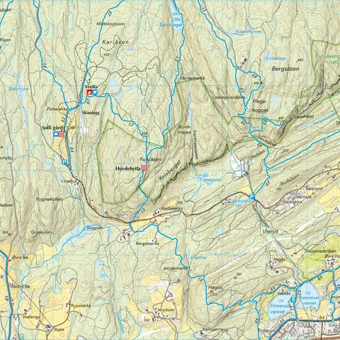 Oslo Vestmarka Calazo Stikart 1:20 000