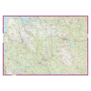 Sverige: Dalafjällen Trysil Calazo Turkart 1:100 000