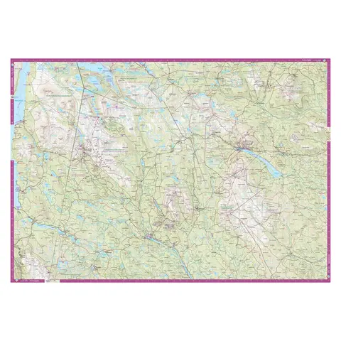 Sverige: Dalafjällen Trysil Calazo Turkart 1:100 000