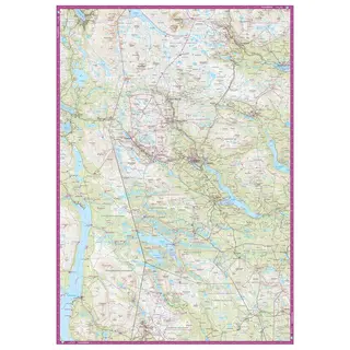 Sverige: Härjedalsfjällen Calazo Turkart 1:100 000