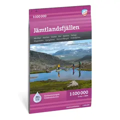 Sverige: Jämtlandsfjällen Calazo Turkart 1:100 000