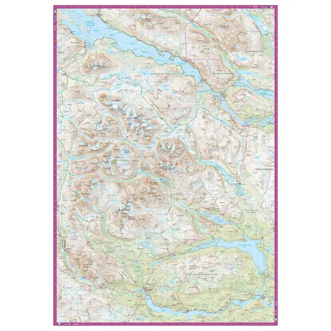 Sverige: Sarek Padjelanta Calazo Turkart 1:100 000