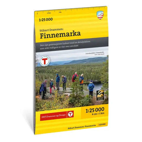 Drammen Finnemarka Calazo Stikart 1:25 000