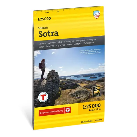 Bergen Sotra Calazo Stikart 1:25 000
