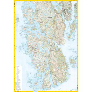 Bergen Sotra Calazo Stikart 1:25 000