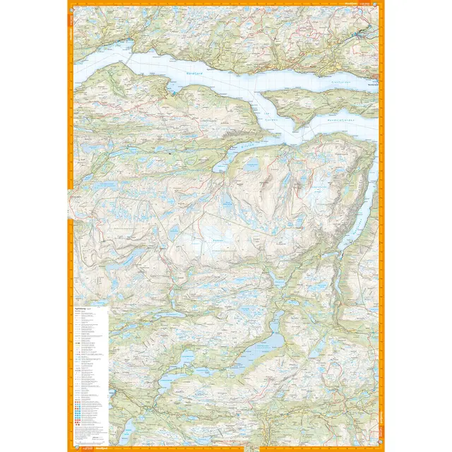 Nordfjord Calazo Turkart 1:50 000 