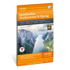 Lysefjorden Preikestolen Kjerag Calazo Turkart 1:50 000