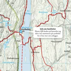 Oslo &#216;stmarka Calazo L&#248;ypekart 1:20 000