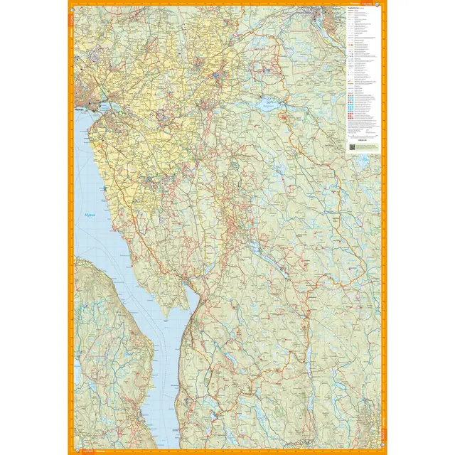 Hamar Hedmarken Calazo Turkart 1:50 000 