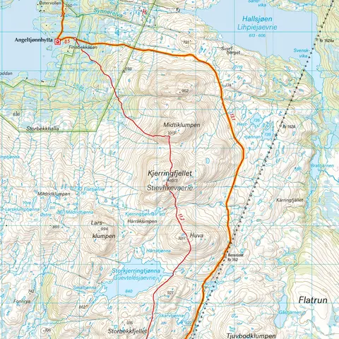 Signatur: Helt på grensen Calazo Turkart 1:50 000
