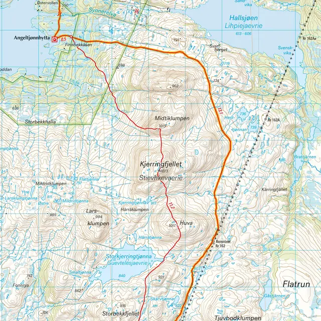 Signatur: Helt på grensen Calazo Turkart 1:50 000 
