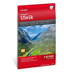 Ulvik Calazo Høyfjellskart 1:25 000