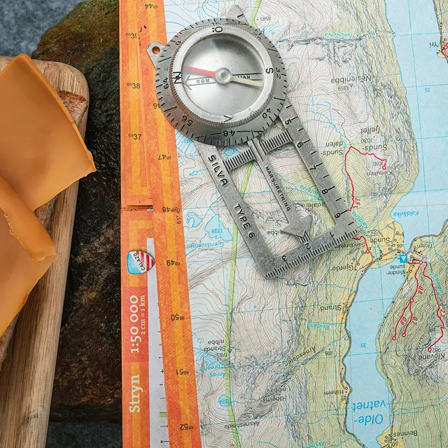 Suldalsheiane Bykleheiane Hovden Calazo Turkart 1:50 000 