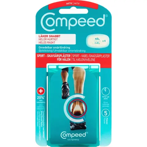 Gnags&#229;rplaster for h&#230;len Compeed Gnags&#229;rplaster Sport H&#230;l