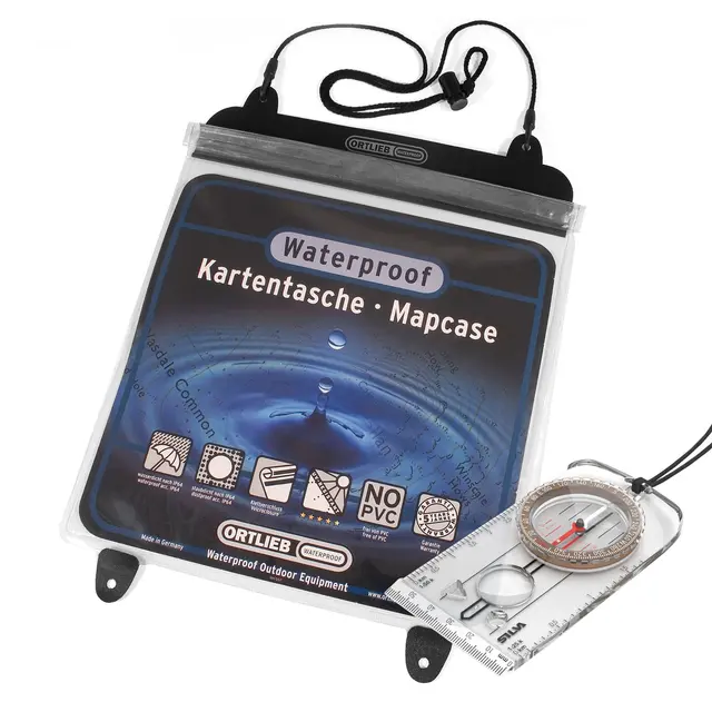 Kartmappe og kompass DNT Orienteringspakke Kit 