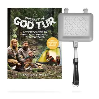 Gavepakke B&#229;lkos DNT Gavepakke bok og toastjern