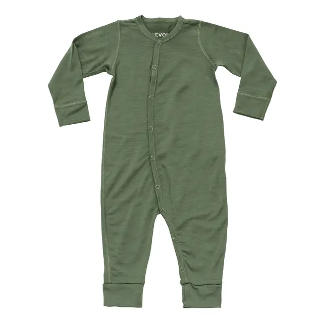 Pysj til barn 2 mnd Devold Breeze Merino Sleepsuit Kid 56 42 