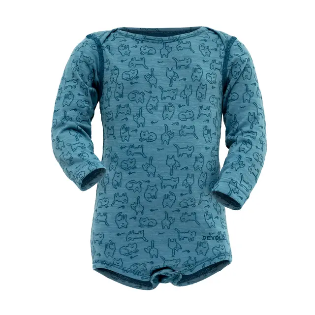 Body til baby 2 mnd Devold Duo Active Merino Body Baby 56 31 