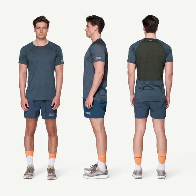 Skjorte til herre L Devold Endurance Merino Tee M L 287 