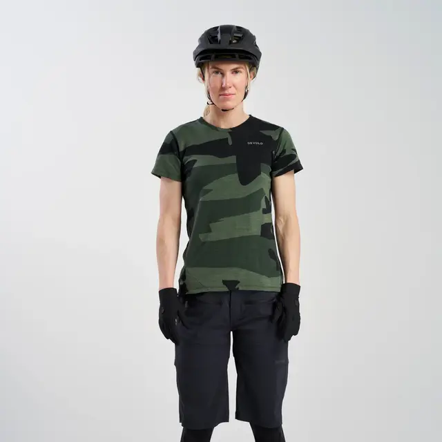 Sykkelskjorte til dame Devold Kløvstien Merino Tee W 421 