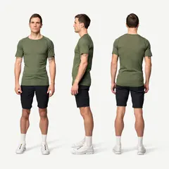 Skjorte til herre Devold Lauparen Merino Tee M 404