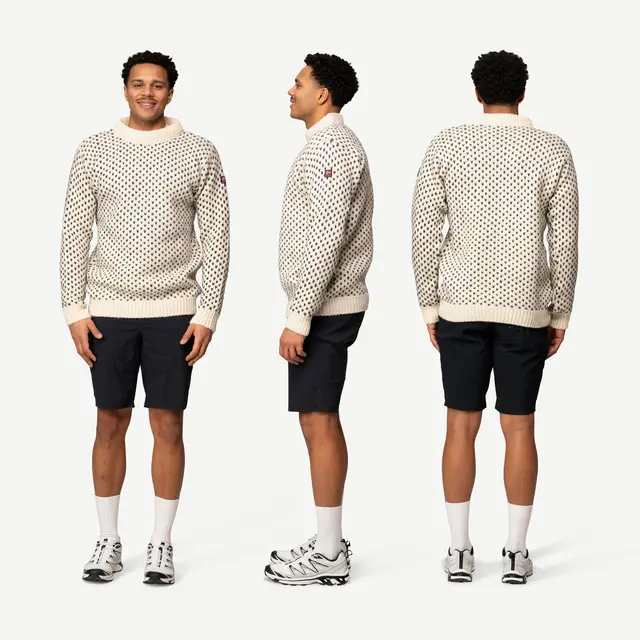 Genser M Devold Nordsjø Wool Sweater U M 000 