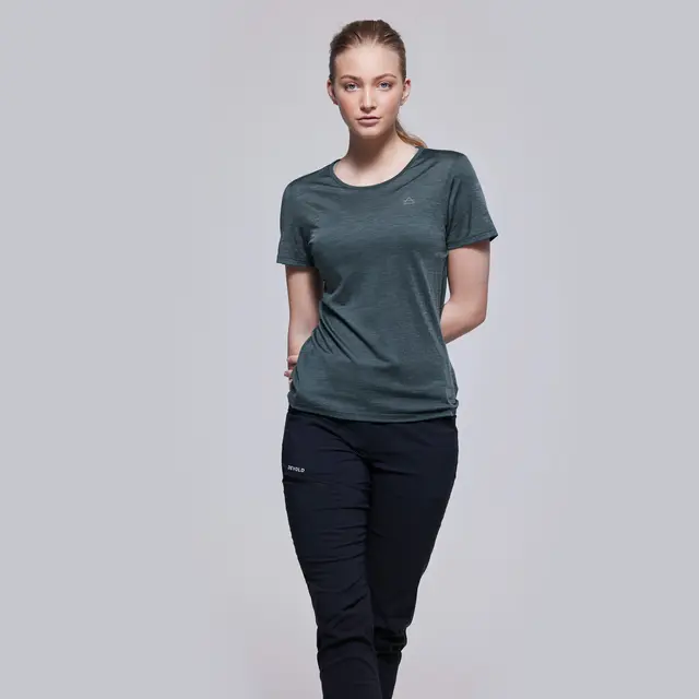 Skjorte til dame Devold Valldal Merino Tee W 427 
