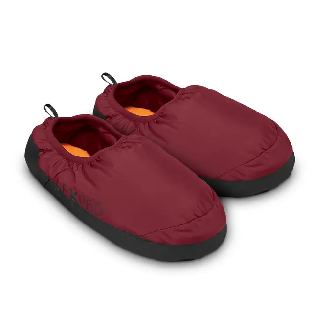 Tøfler 37–39 Exped Camp Slipper S Burgundy 