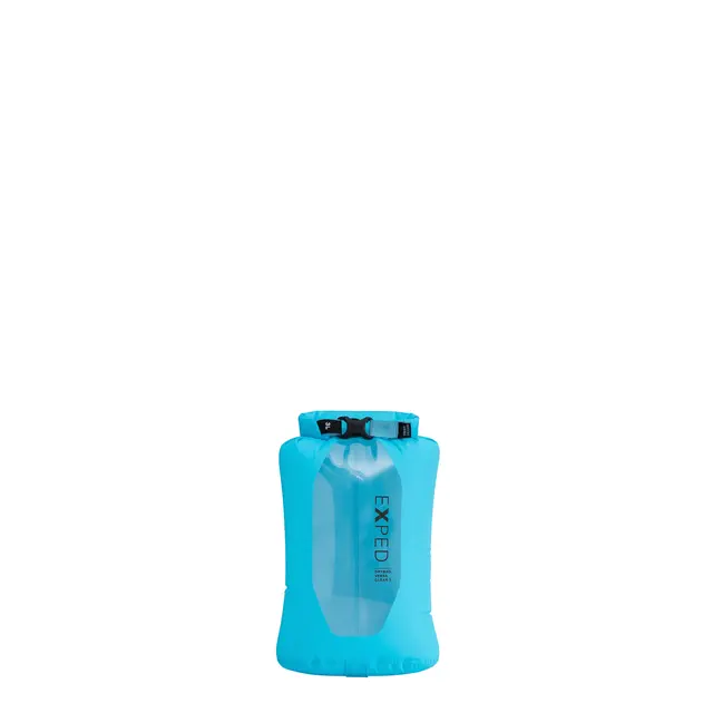 Pakkpose 3 liter Exped Drybag Versa Clear 3 Cyan 