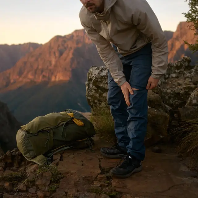 Bukse til herre Fjällräven Abisko Hybrid Zip-off M 560 