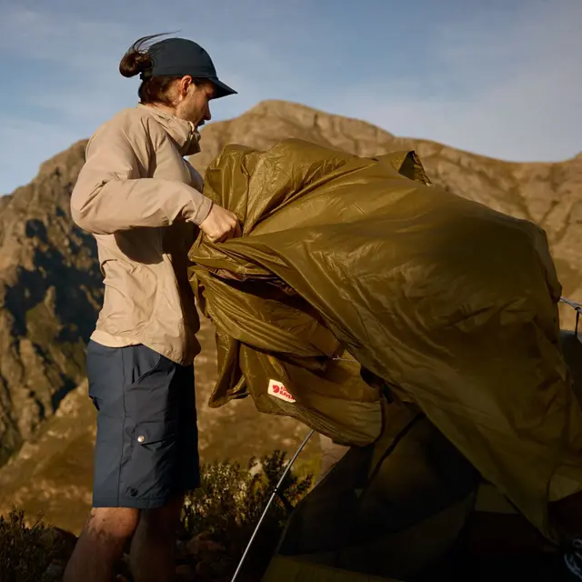 Bukse til herre Fjällräven Abisko Hybrid Zip-off M 560 