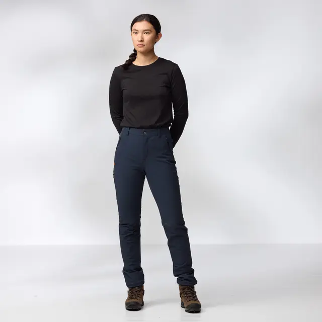 Trøye til dame 2XS Fjällräven Abisko Wool LS W 2XS 555 