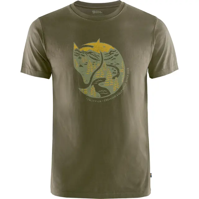Skjorte til herre L Fjällräven Arctic Fox Tee M L 633 