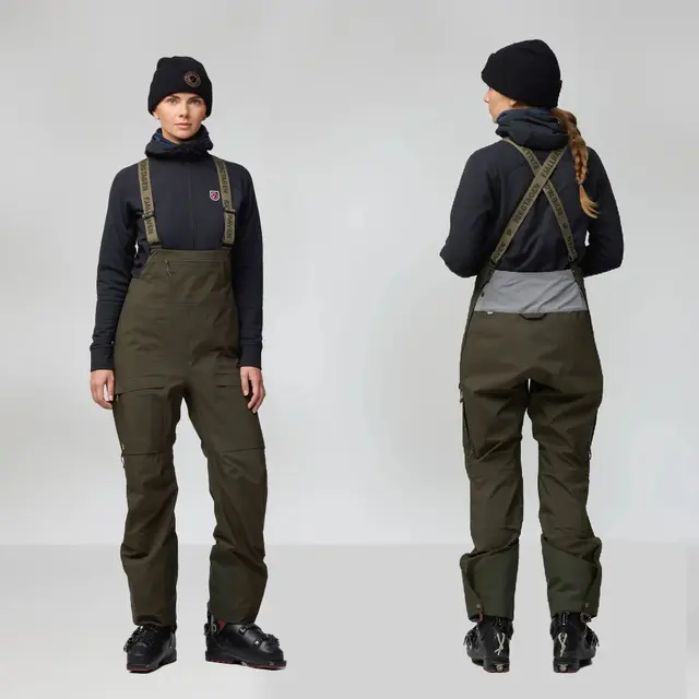Skallbukse til dame 2XS Fjällräven Bergtagen Touring Bib W 2XS 5 